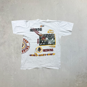 F- Vintage '91 Washington Commanders NFL Jumbo Print Made In USA Single Stitch Tee