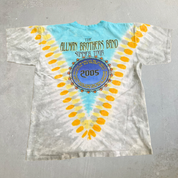 J- Vintage '05 Allman Brothers Band 2005 Summer Tour Tie Dye Tee - XL