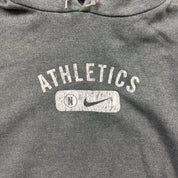 F- Vintage 90s Nike Athletic Text Made In USA Hoodie