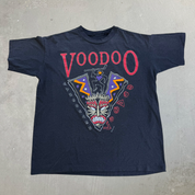 J- Vintage Vancouver Voodoo Roller Hockey Graphic Single Stitch Tee - M
