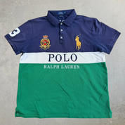 Polo RL Embroidered Big Pony & Crest Short Sleeve Polo Shirt - XL