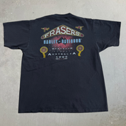 Vintage '95 Harley Davidson Sydney Australia Graphic Made In Australia Single Stitch Tee - M