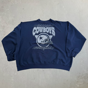 J- Vintage '93 Dallas Cowboy NFL Graphic & Text Crewneck - XL