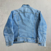J- Vintage 80s Lee Stormrider Blanket Lined Denim Jacket - 40 (fits L)