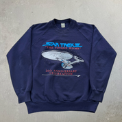 J- Vintage Star Trek 4 The Voyage Home Made In USA Anvil Tag Crewneck - XL
