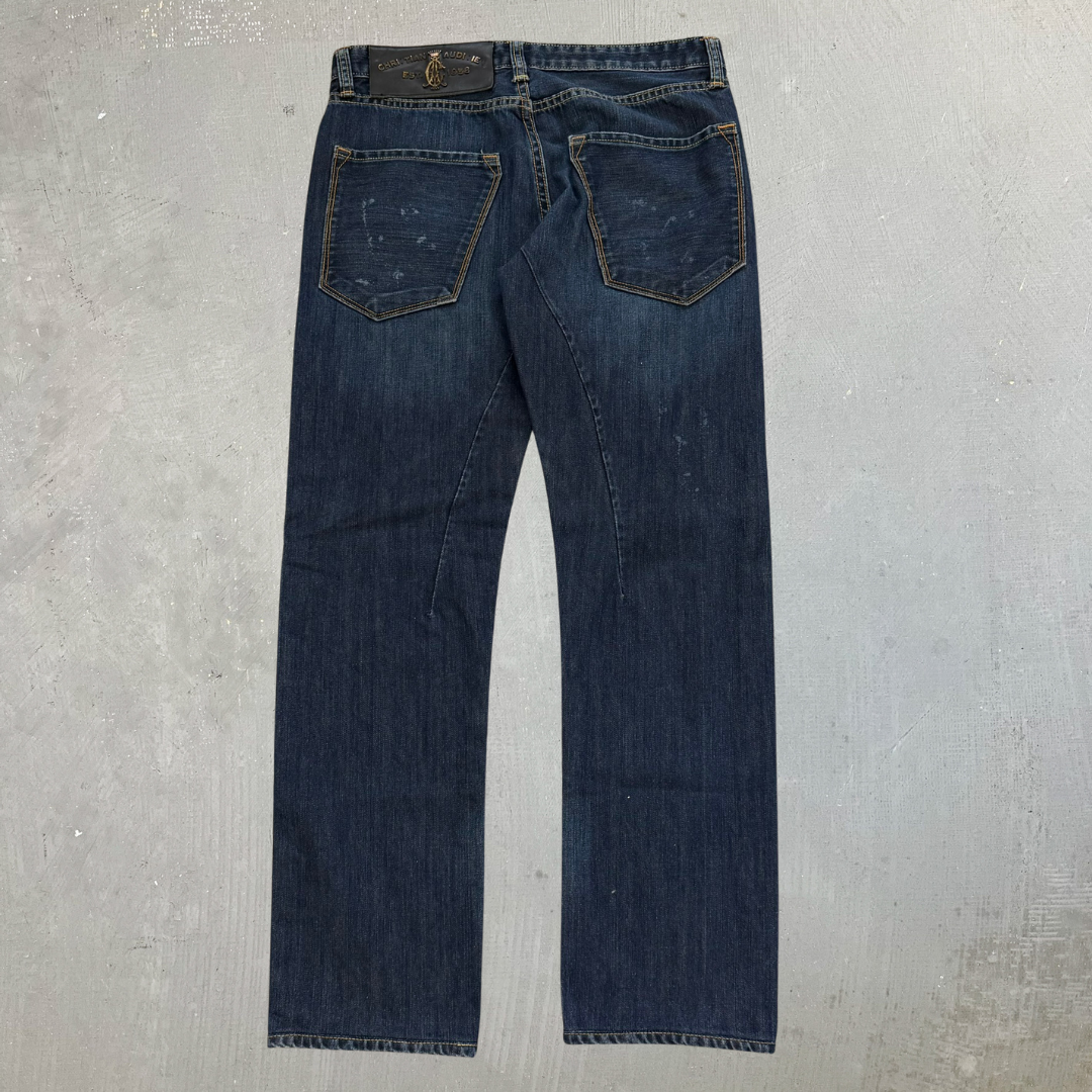 J- Vintage Y2K Christian Audigier Straight Legs Jeans -  w32 (fits 33x30)