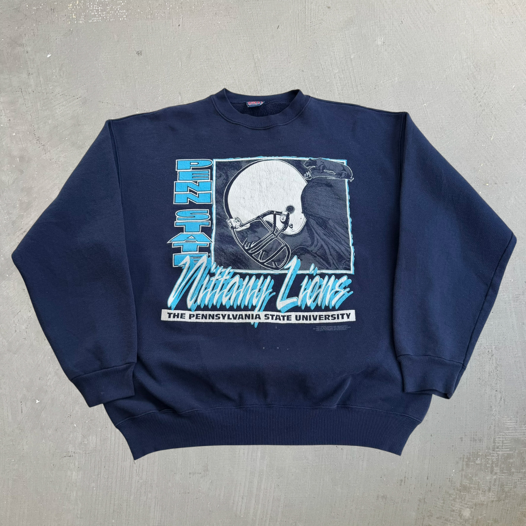 J- Vintage Penn State Nittany Lions Graphic Made In USA Crewneck - XL