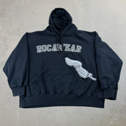 J- Vintage Rocawear Embroidered Chenille Text Hoodie - 2XL