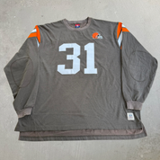 J- Vintage Cleveland Browns William Green NFL Reebok Jersey Style Long Sleeve Tee - 2Xl