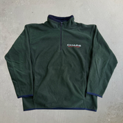 Vintage 90s Chaps RL Embroidered Quarter Zip Polar Fleece - M
