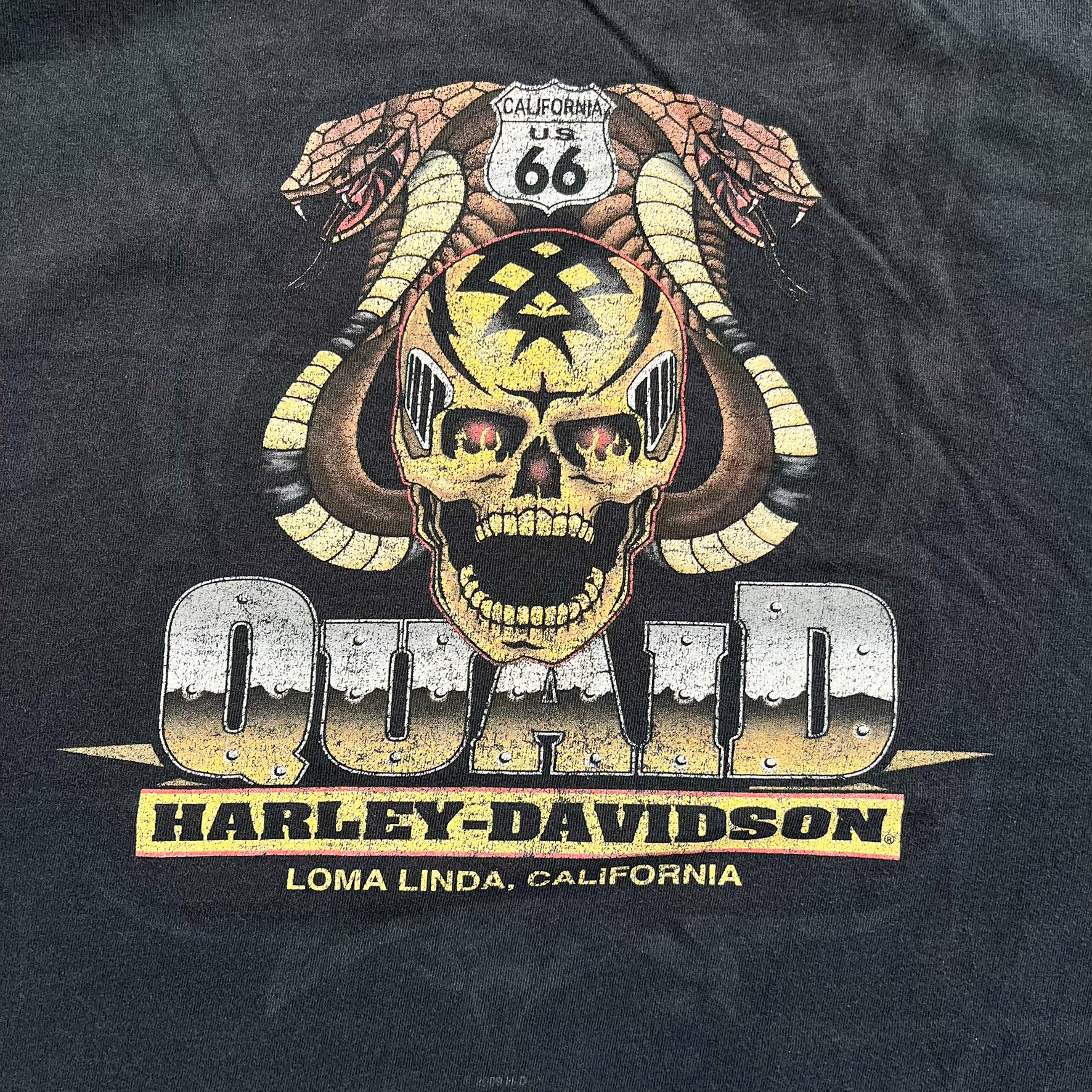 F- '09 Harley Davidson Loma Linda Blue Lightning Graphic Tee