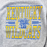 F- Vintage '91 University Of Kentucky Wildcats Logo & Text Crewneck