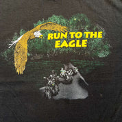 F- Vintage '96 Run To The Eagle Motorcycle Graphic Single Stitch Tee