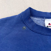 F- Vintage Dallas Cowboys NFL Text & Football Helmet Crewneck