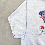 F- Vintage '98 Denver Broncos AFC Champions NFL Logo Athletic Crewneck