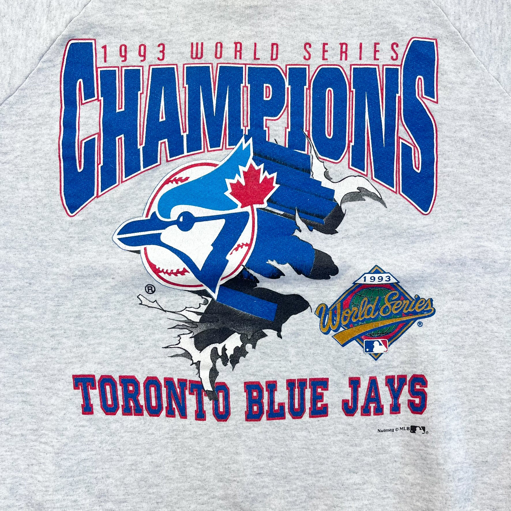 トロント・ブルージェイズ 黄金期 1993年 ワールドチャンピオンＴシャツMLB トロント・ブルージェイズ 黄金期 1993年 ワールドチャンピオン