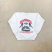 F- Vintage '92 NFL Super Bowl 26 Minnesota Graphic Crewneck