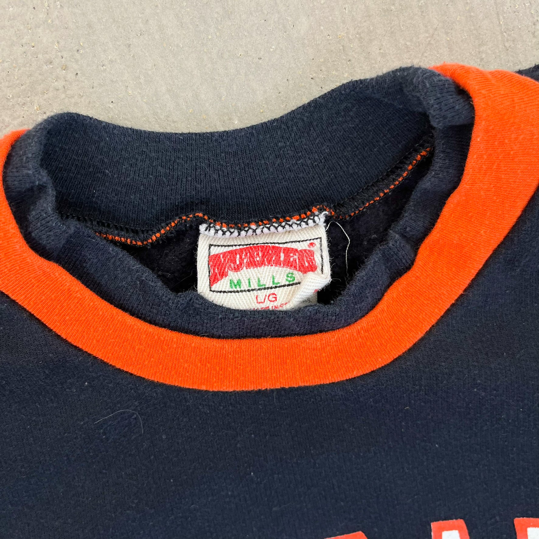 F- Vintage Cincinnati Bengals NFL Nutmeg Member Club Graphic Crewneck