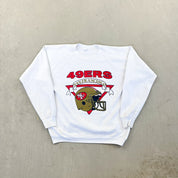 F- Vintage San Francisco 49ers NFL Logo Crewneck