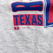 F- Vintage '91 Texas Rangers MLB Nolan Ryan Picture Single Stitch Tee