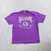 F- Vintage '93 Hockey Hall Of Fame Toronto Graphic Single Stitch Tee