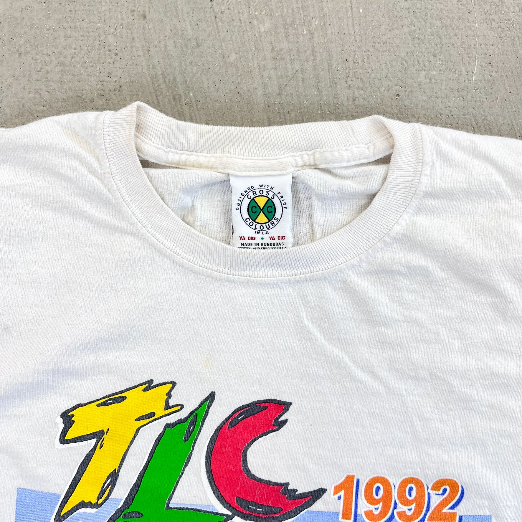 F- Vintage '92 TLC Cross Colors Picture Long Sleeve Tee