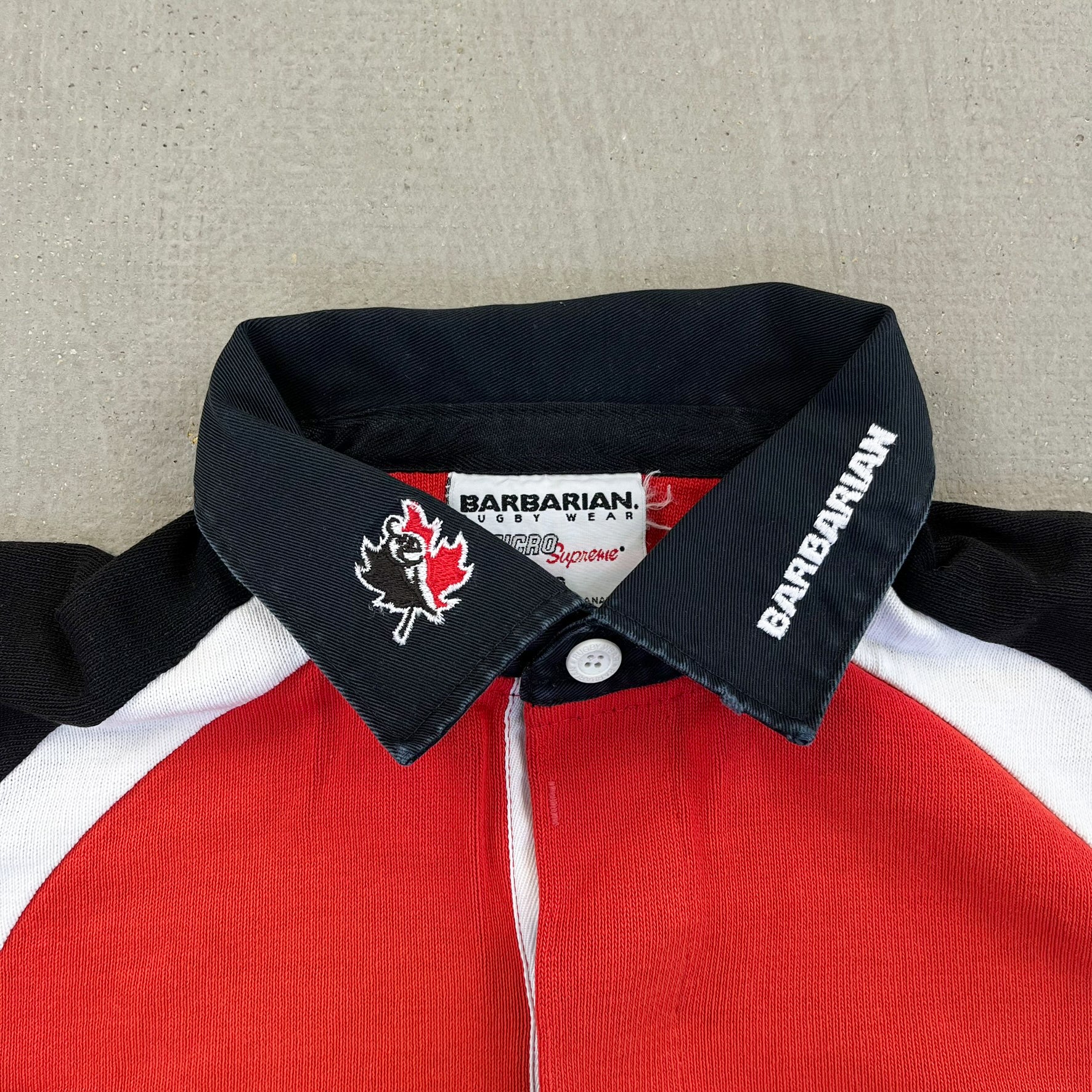 F- Team Canada Barbarian Rugby Wear Short Sleeve Rugby Shirt