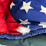F- Polo Ralph Lauren American Flag & Ski Patchwork Heavy Hooded Winter Jacket