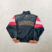 F- Vintage Vancouver Canucks NHL Pro Player Zip Up Windbreaker