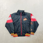 F- Vintage Vancouver Canucks NHL Pro Player Zip Up Windbreaker