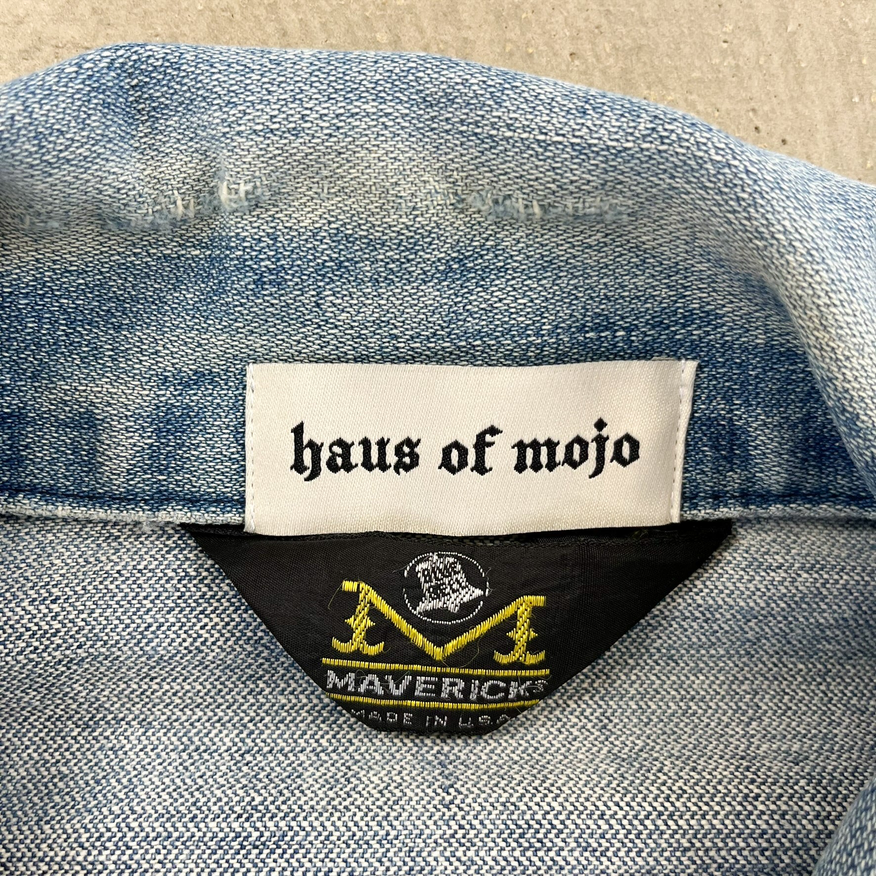 F- HOM AC/DC & Tupac Reworked Custom Denim Jacket