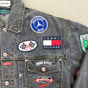 F- HOM All Over Patches Reworked Custom Denim Jacket