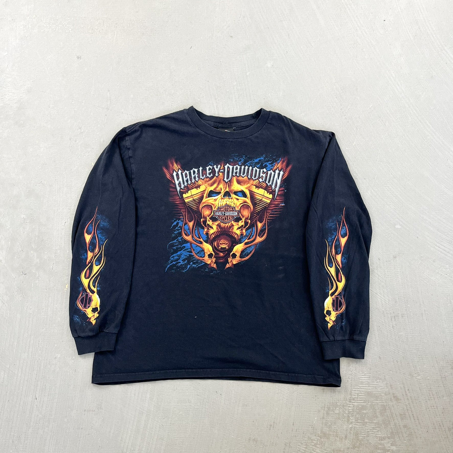 バイクウェア・装備 Harley-Davidson vintage Tshirt80s USA 80年代タンク・ツイル・ジャケット -ハーレーダビッドソン公式