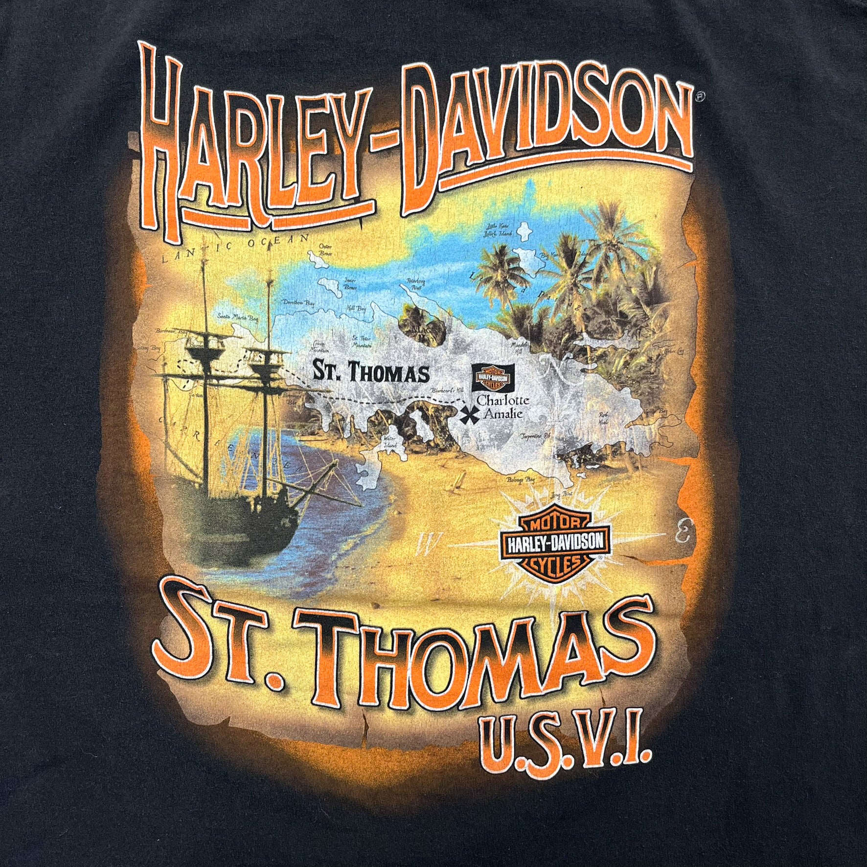 F- Harley Davidson St. Thomas Graphic Tee