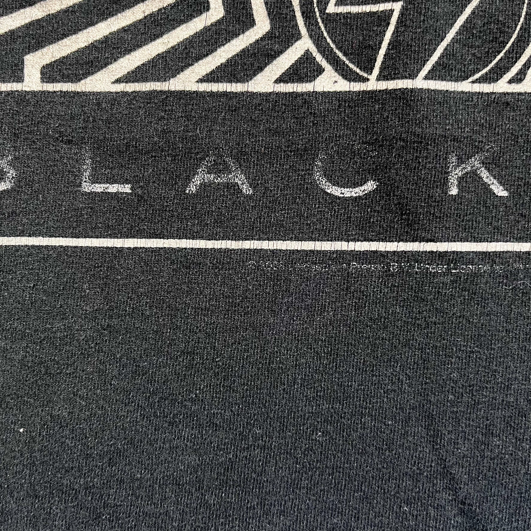 F- '08 AC/DC Black Ice Text & Logo Tee