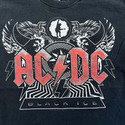 F- '08 AC/DC Black Ice Text & Logo Tee