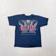 F- '08 AC/DC Black Ice Text & Logo Tee