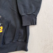 F- Vintage Nascar Rusty Wallace Text & Racing Helmet Graphic Crewneck