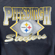 F- Vintage Pittsburgh Steelers NFL Logo Tultex Tag Crewneck