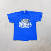 F- Vintage University Of Kentucky Wildcats Logo & Text Single Stitch Tee