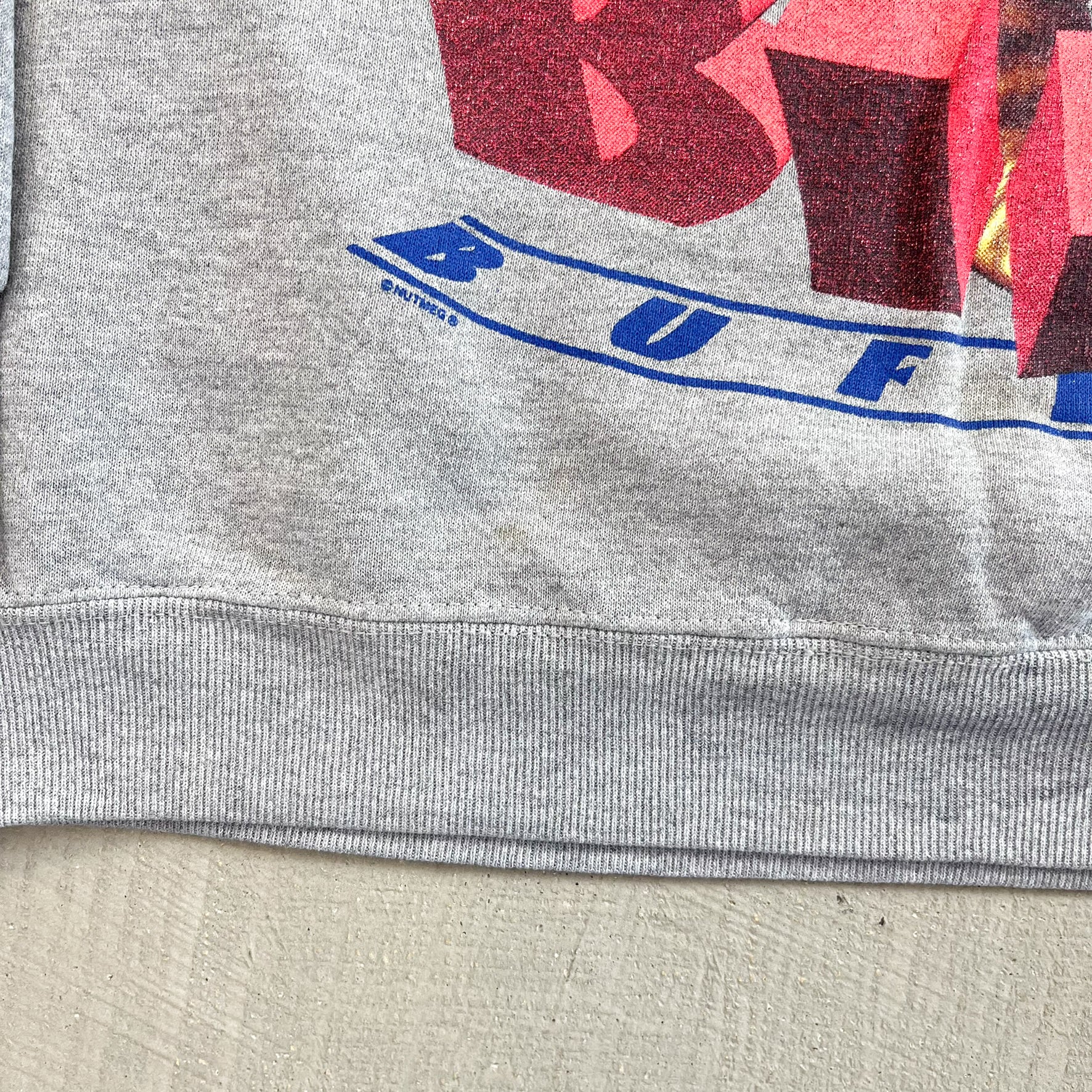F- Vintage '95 Buffalo Bills NFL Lee Graphic & Text Crewneck