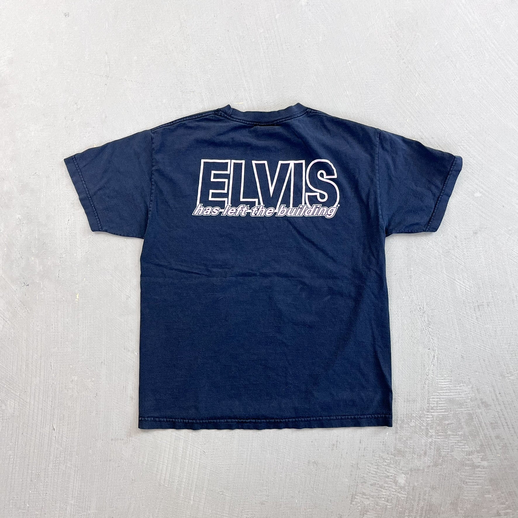 F- Vintage Elvis Presley Blvd & Car Graphic Tee
