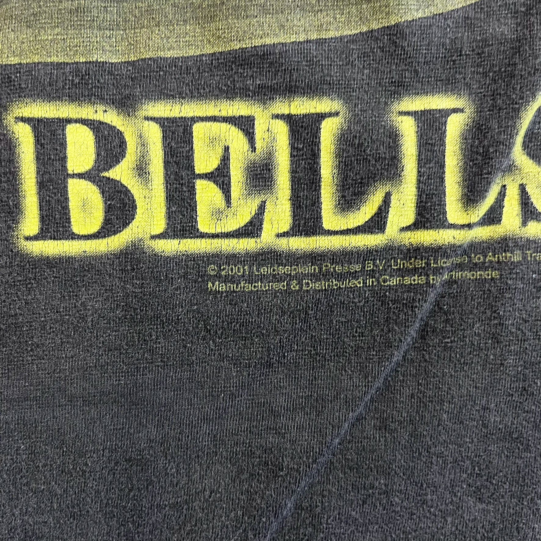 F- Vintage '01 AC/DC 01-02 World Tour Hell's Bell Graphic Tee