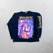 F- Vintage '10 Megadeth Rust In Peace Twentieth Anniversary Long Sleeve Tee