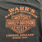 F- Vintage '05 Harley Davidson London England Long Sleeve Tee