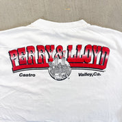 F- Vintage '89 Perry & Lloyd Racing Car Graphic Single Stitch Tee