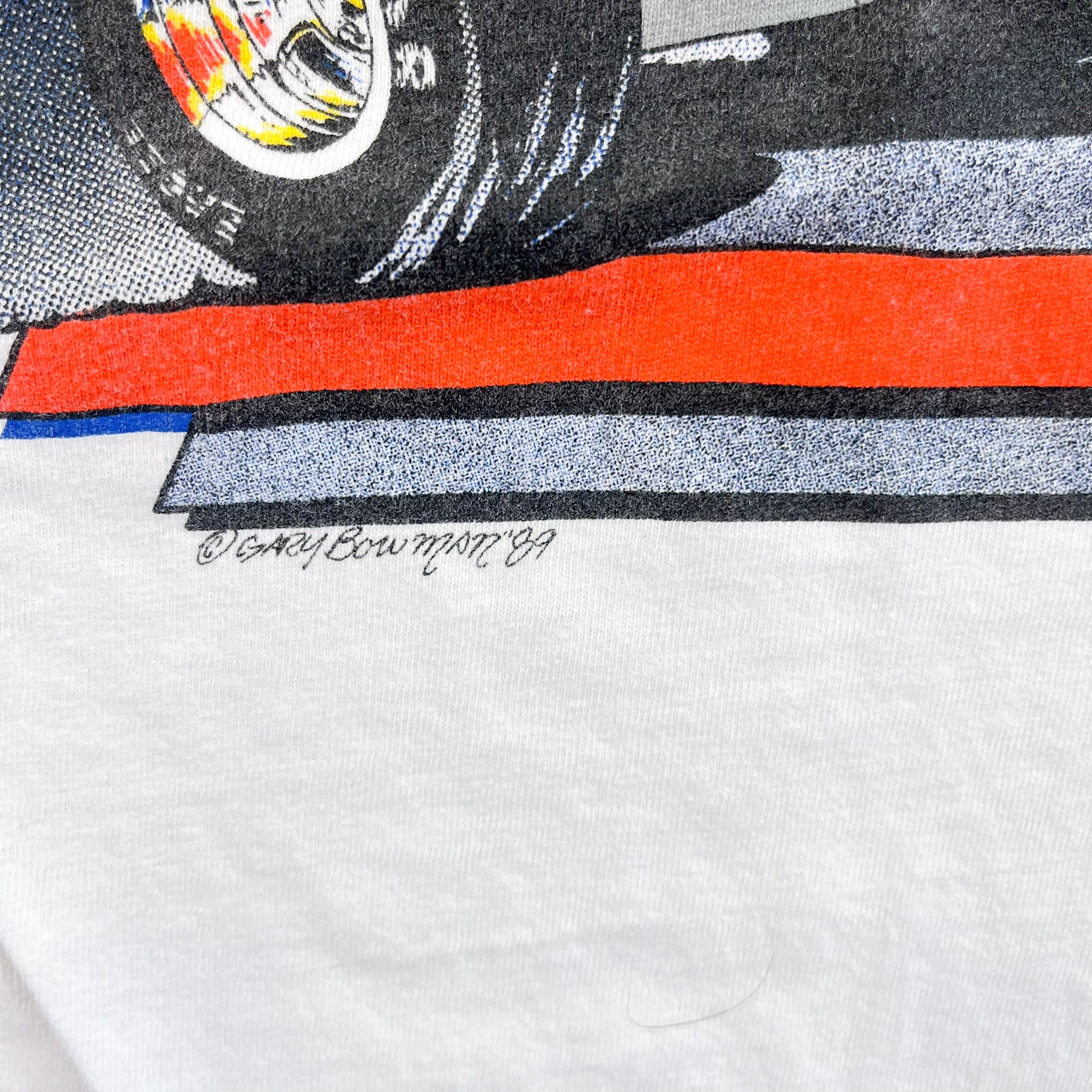 F- Vintage '89 Perry & Lloyd Racing Car Graphic Single Stitch Tee