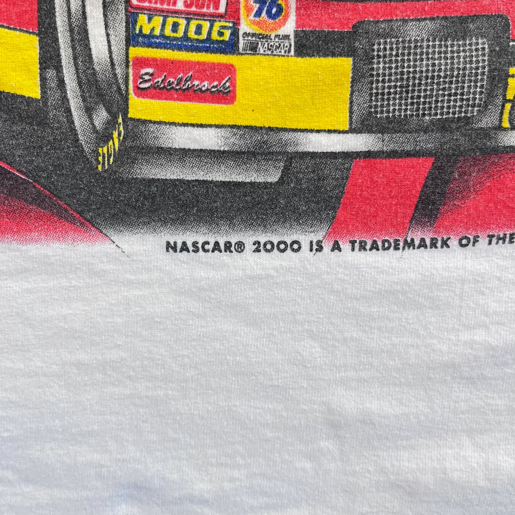 F- Vintage '00 Nascar Into The Future Beaches To Black Tops Chase Authentic Jumbo Print Tee