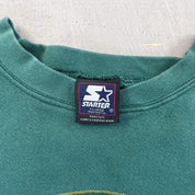 F- Vintage Green Bay Packers NFL Starter Embroidered Logo Crewneck