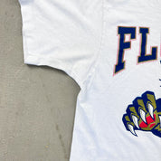 F- Vintage '93 Florida Panthers NHL Logo & Text Single Stitch Tee